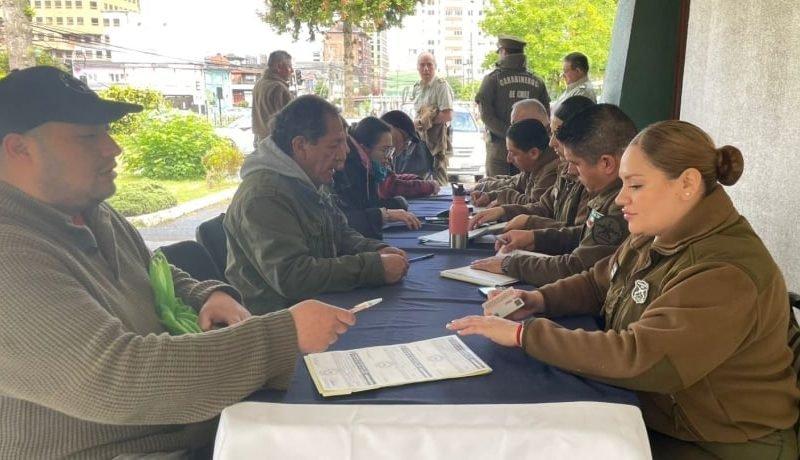 Los Lagos: Carabineros procesó más de 40.000 excusas en elecciones