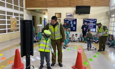 Carabineros Educa a Niños de Osorno en Seguridad Vial