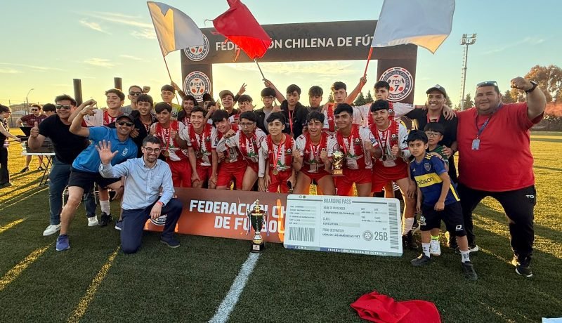 Frutillar golea y es campeón nacional Sub 15 de Fútbol 7