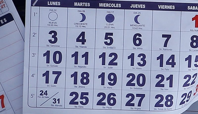 calendario-de-feriados-en-agosto-y-lo-que-resta-del-ano