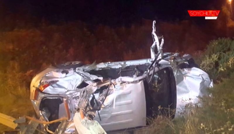 Adolescentes protagonizan accidente en Calbuco al manejar sin autorización