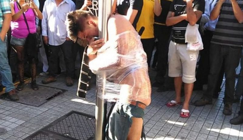 Hastiados de los robos: Vecinos de Osorno detienen a delincuente y denuncian impunidad