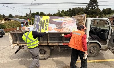 Frutillar: Municipio retira 24 carteles de propaganda electoral por infringir la norma