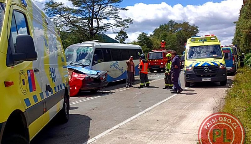 Fatal accidente en Chiloé: Dos fallecidos y seis heridos tras colisión en Quellón