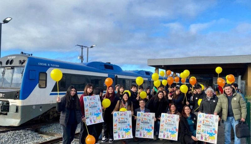 jovenes-de-llanquihue-celebran-el-dia-del-patrimonio-en-tren