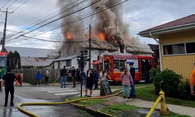Incendio Afecta Vivienda de Carabineros en Frutillar Bajo Octubre 2025