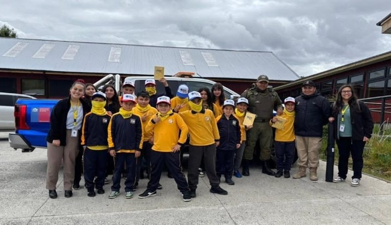 Dalcahue: Estudiantes participan en jornada de prevención sobre drogas y violencia