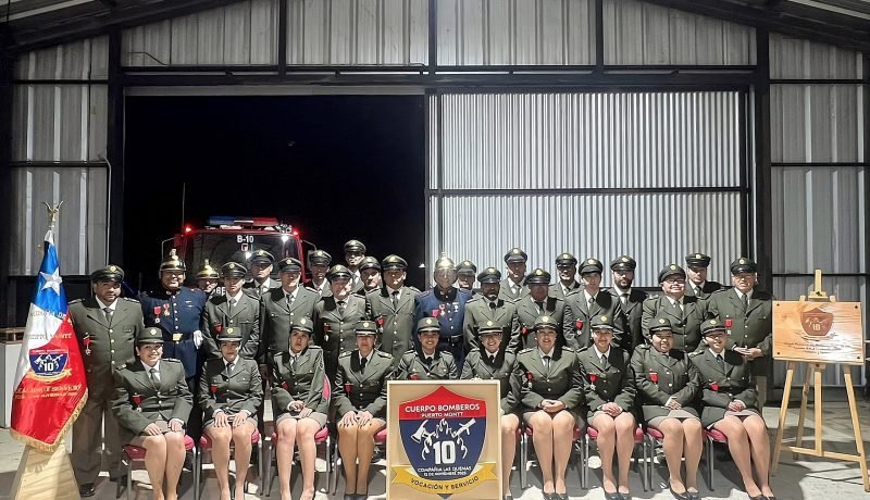 Bomberos Puerto Montt refuerza la seguridad con la nueva Décima Compañía "Las Quemas"