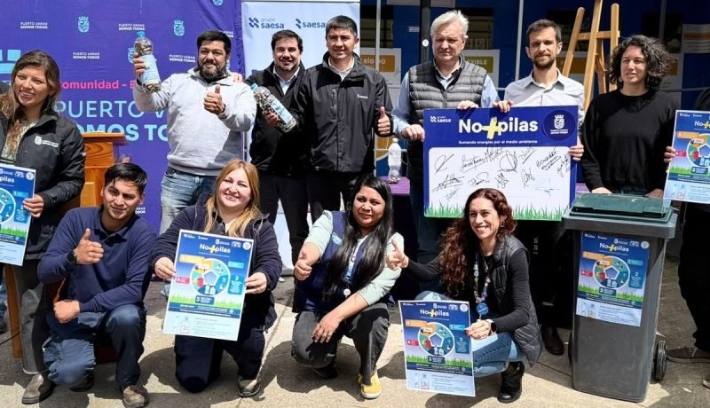 Puerto Varas ofrece solución para el desecho seguro de pilas con SAESA