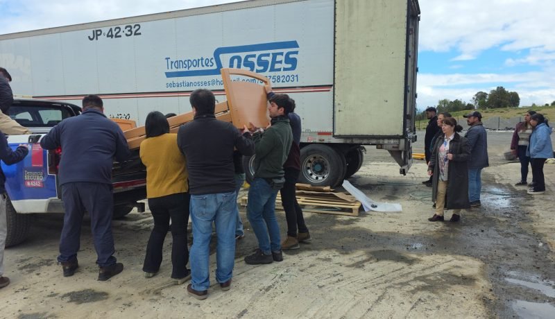 Dalcahue recibe importante donación de 41 camas clínicas desde Suiza